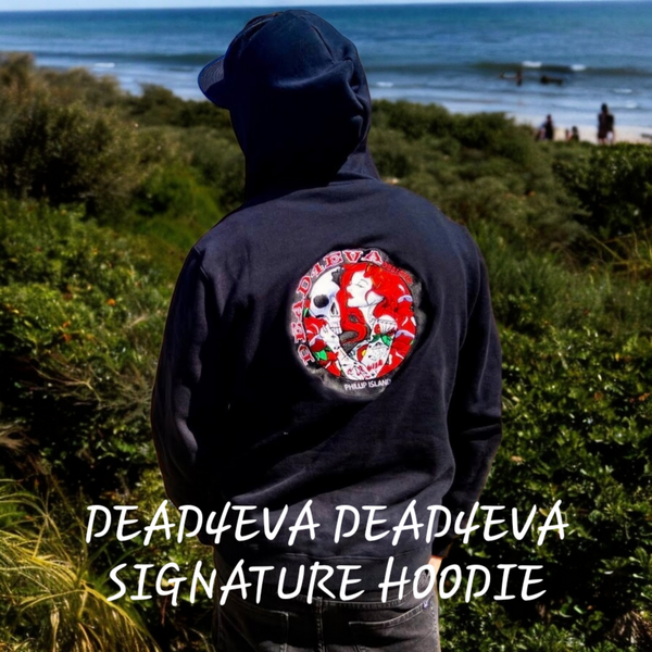 DEAD4EVA Designs Custom Embroidered Hoodie